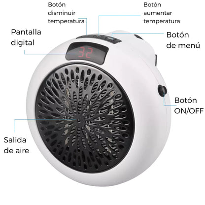 HeatFan™ - Calefactor Termocerámico Portátil (LIQUIDACIÓN POR CIERRE)