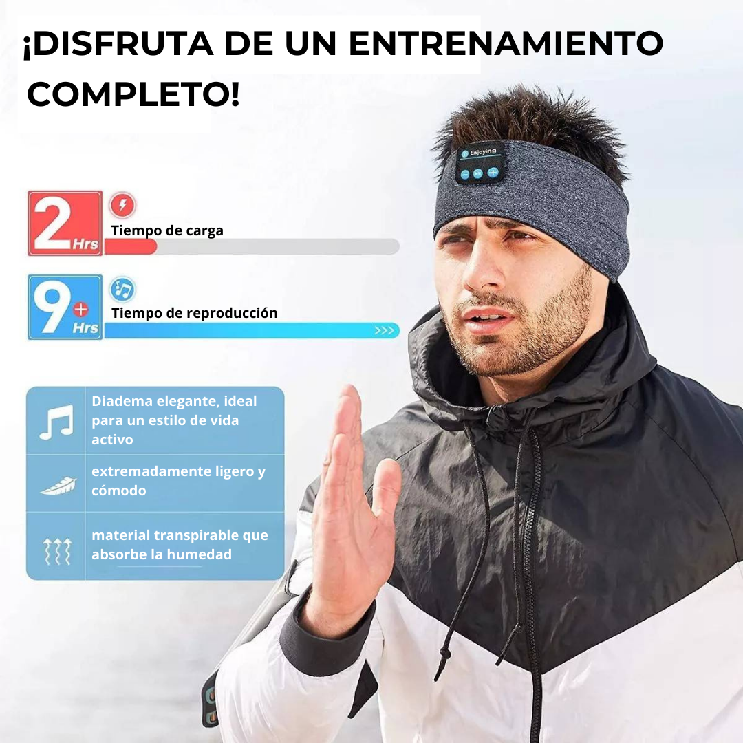 Diadema™ - ANTIFAZ CON AURICULARES INALÁMBRICOS (LIQUIDACIÓN POR CIERRE)