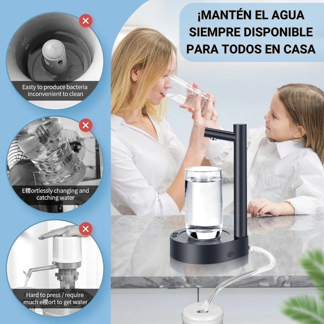 AquaClic™ -DISPENSADOR DE AGUA ELÉCTRICO DE SOBREMESA (LIQUIDACIÓN POR CIERRE)