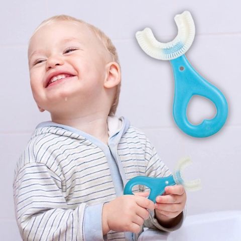 JuniorClean™- Cepillo en forma de U para niños PACK x3 UNIDADES(LIQUIDACION POR CIERRE)