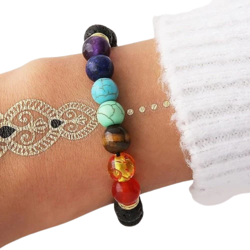 EQUILIBRIO DE LAVA™ - PULSERA 7 CHAKRAS (LIQUIDACION POR CIERRE)