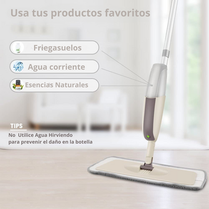 Mopa Microfibra™- con spray pulverizador (Liquidación por Cierre)